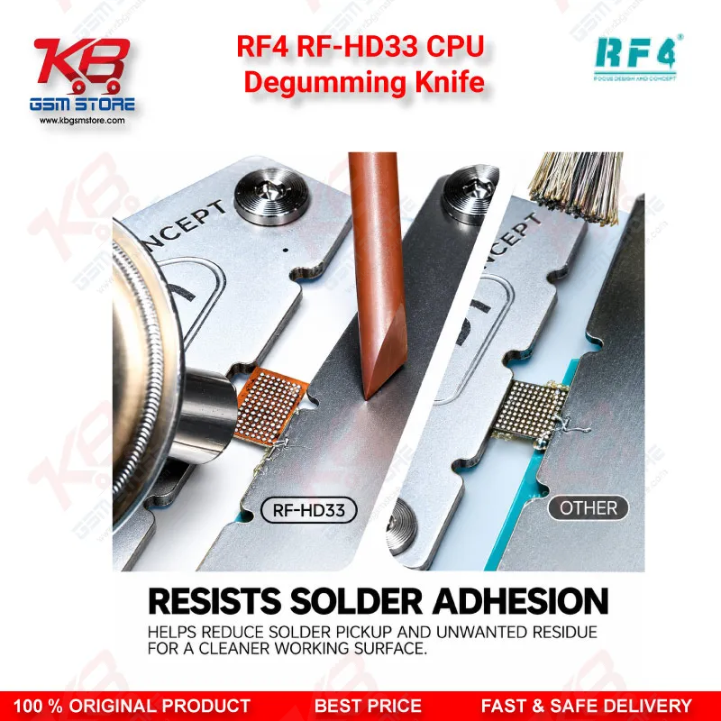 RF4 RF-HD33 CPU Degumming Knife for Underfill Glue Removal