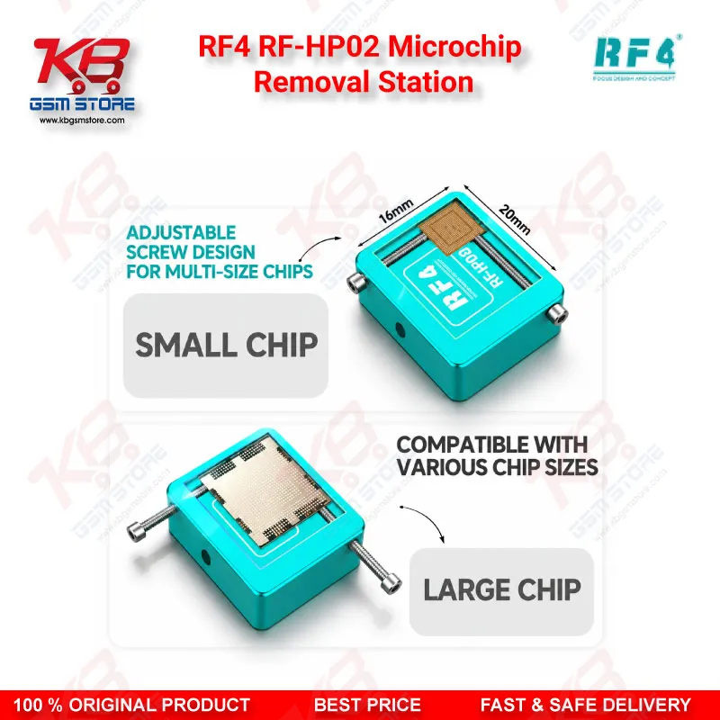 RF4 RF-HP02 Microchip Removal Station - Chip Cleaning Block