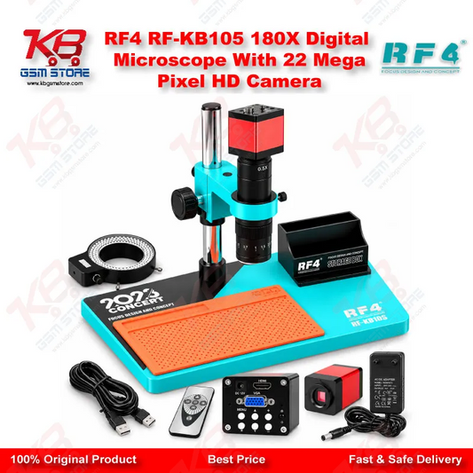 RF4 RF-KB105 180X Digital Microscope With 22 Mega Pixel HD Camera