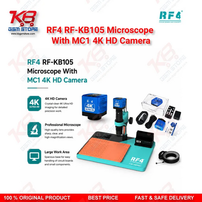 RF4 RF-KB105 Microscope With MC1 4K HD Camera