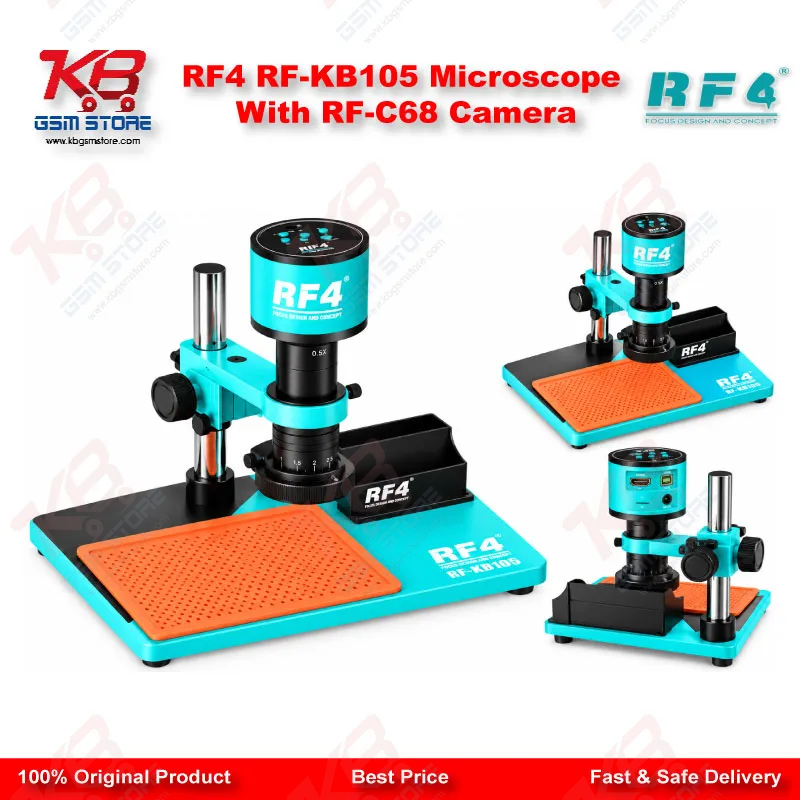 RF4 RF-KB105 Microscope With RF-C68 Camera