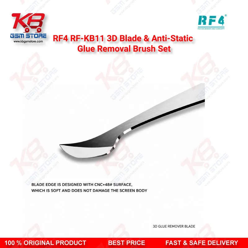 RF4 RF-KB11 3D Blade & Anti-Static Glue Removal Brush Set