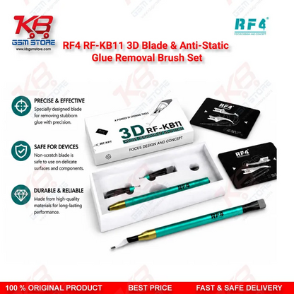 RF4 RF-KB11 3D Blade & Anti-Static Glue Removal Brush Set