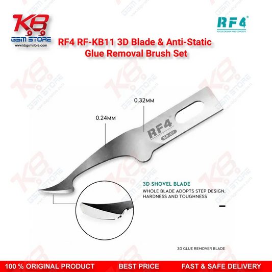 RF4 RF-KB11 3D Blade & Anti-Static Glue Removal Brush Set
