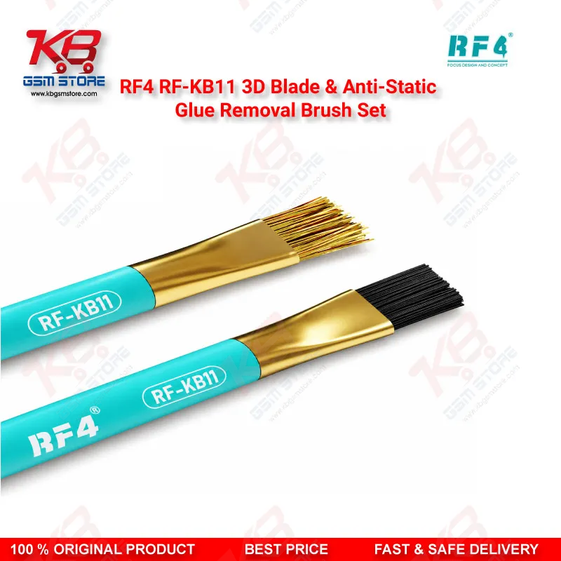 RF4 RF-KB11 3D Blade & Anti-Static Glue Removal Brush Set