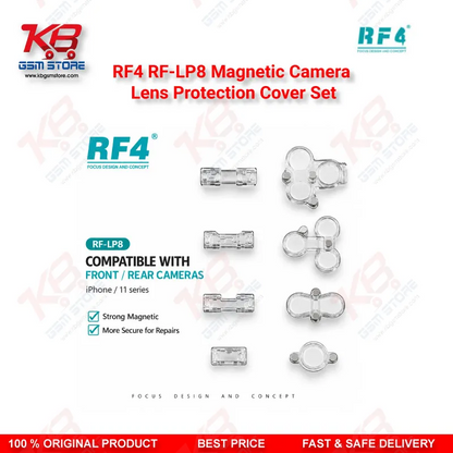 RF4 RF-LP8 Magnetic Camera Lens Protection Cover Set for iPhone X to 17 Pro Max Camera Module Repair