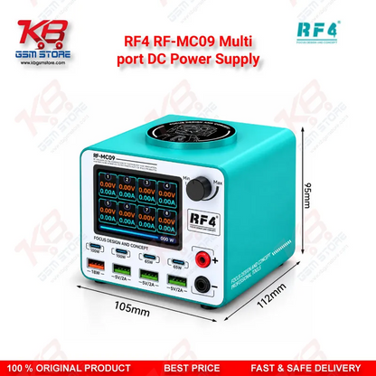 RF4 RF-MC09 Multi-Port DC Power Supply with Wireless Charging & 100W Fast Charge