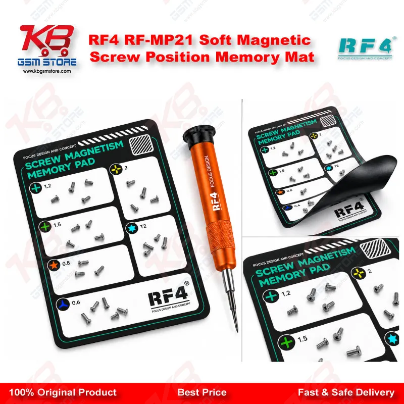 RF4 RF-MP21 Soft Magnetic Screw Position Memory Mat