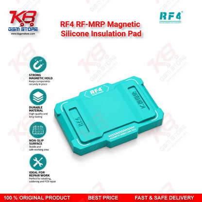 RF4 RF-MRP Magnetic Silicone Insulation Pad – Heat-Resistant Anti-Static Repair Mat for Mobile PCB Soldering