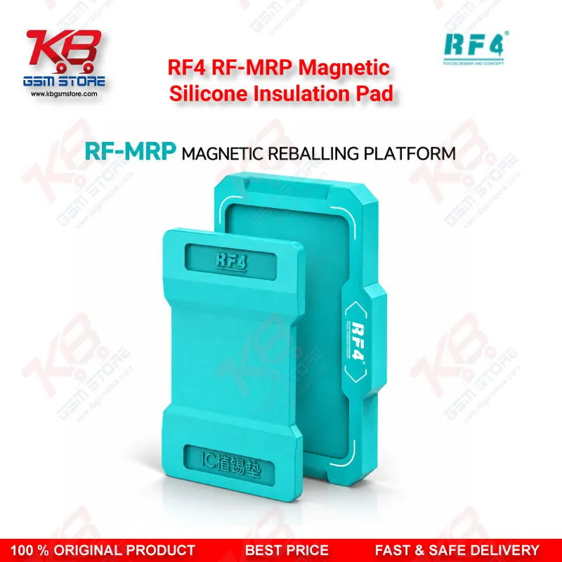RF4 RF-MRP Magnetic Silicone Insulation Pad – Heat-Resistant Anti-Static Repair Mat for Mobile PCB Soldering