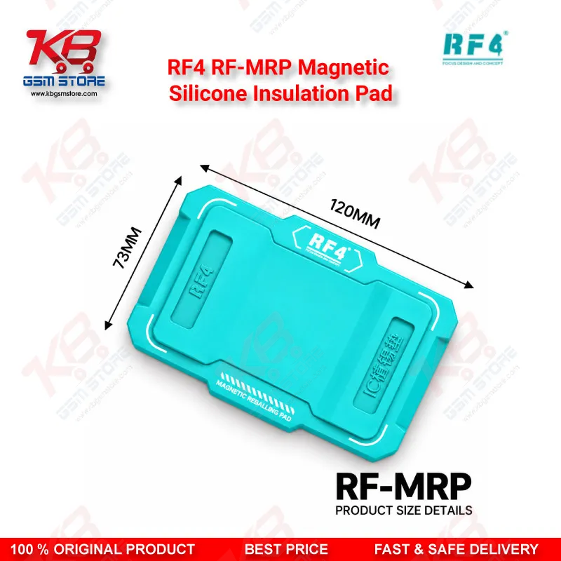 RF4 RF-MRP Magnetic Silicone Insulation Pad – Heat-Resistant Anti-Static Repair Mat for Mobile PCB Soldering