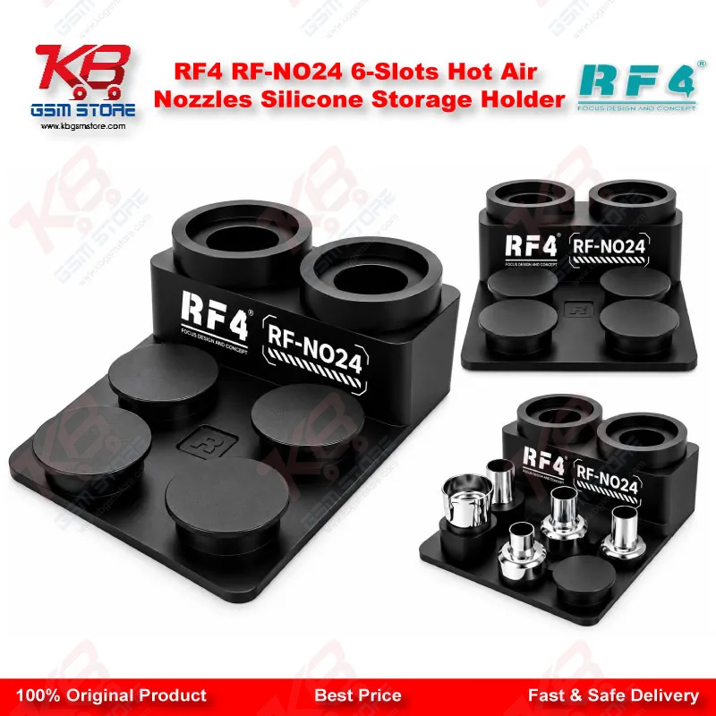 RF4 RF-NO24 6-Slots Hot Air Nozzles Silicone Storage Holder