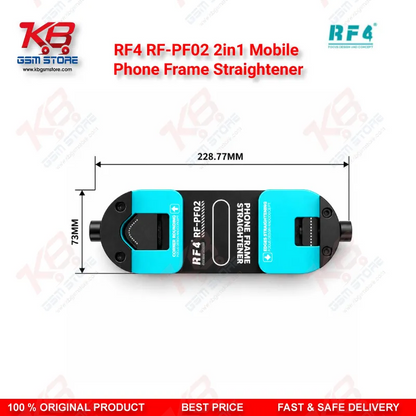 RF4 RF-PF02 2in1 Mobile Phone Frame Straightener – Aluminum Alloy Frame Aligner for Straight Edge and Curved Corner Correction