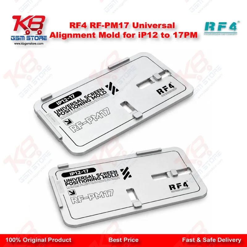 RF4 RF-PM17 Universal Alignment Mold for iPhone 12 to 17 Pro Max Screen Refurbishing