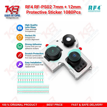 RF4 RF-PS02 7mm + 12mm Protective Sticker 1080Pcs Lens Guard