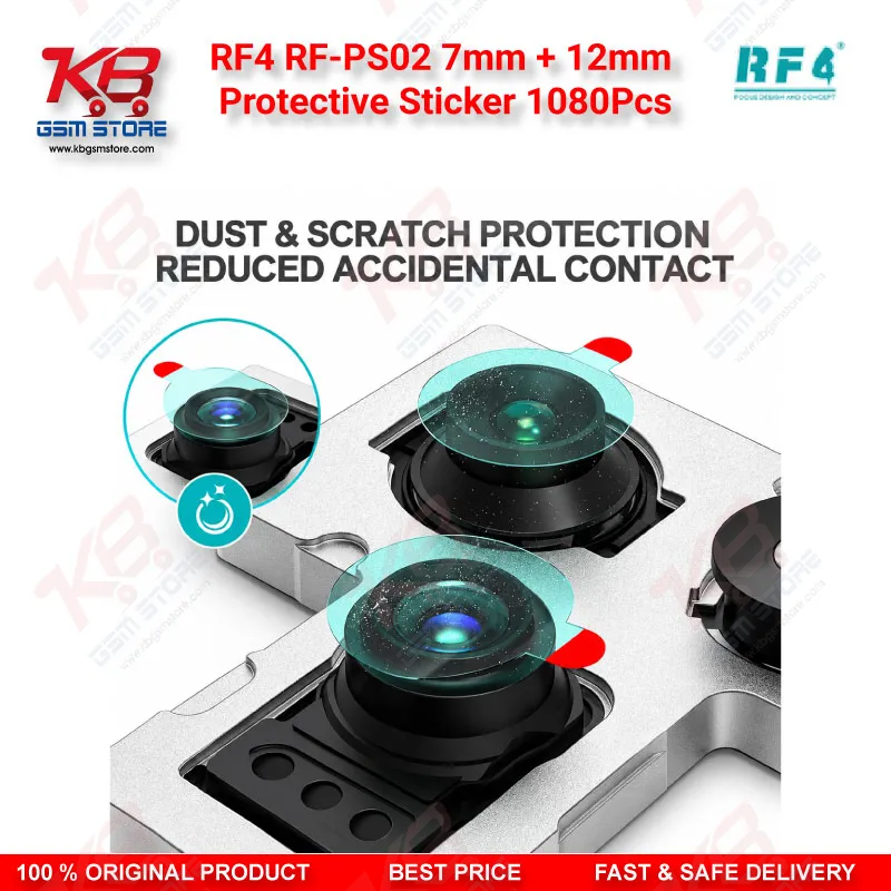 RF4 RF-PS02 7mm + 12mm Protective Sticker 1080Pcs Lens Guard