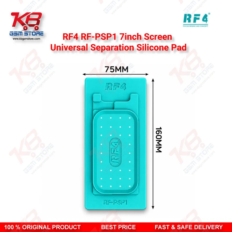 RF4 RF-PSP1 7inch Screen Universal Separation Silicone Pad – Magnetic Heat-Resistant Alignment Mat for Mobile Repair