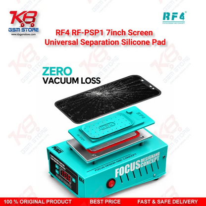 RF4 RF-PSP1 7inch Screen Universal Separation Silicone Pad – Magnetic Heat-Resistant Alignment Mat for Mobile Repair