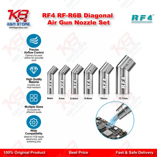 RF4 RF-R6B Diagonal Air Gun Nozzle Set