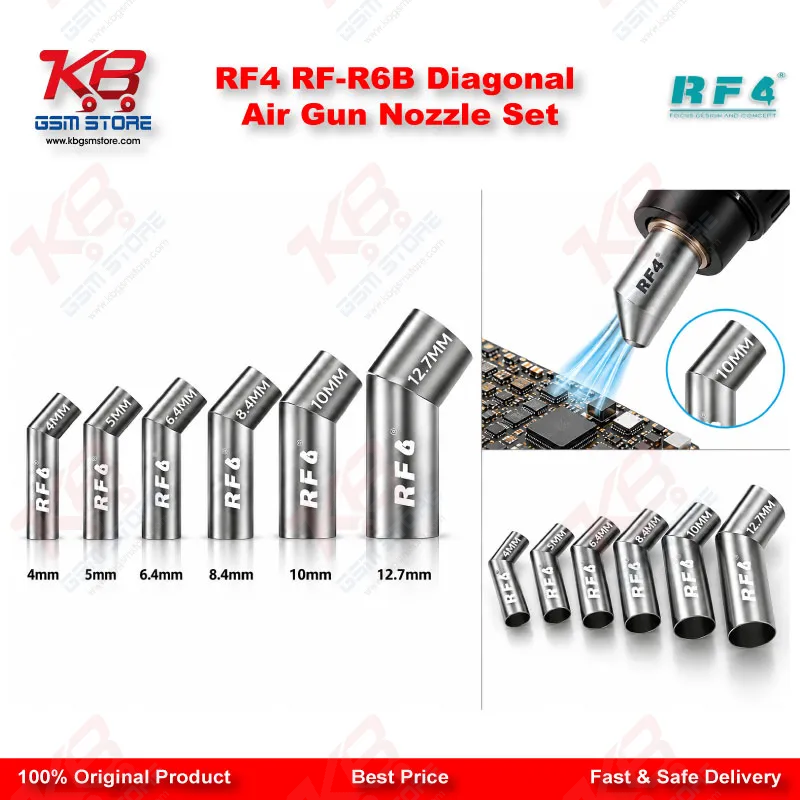 RF4 RF-R6B Diagonal Air Gun Nozzle Set