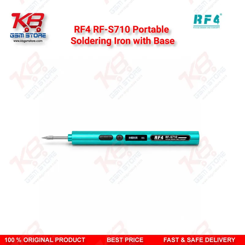 RF4 RF-S710 Portable Type-C Integrated Digital Soldering Iron with Base for PCB SMD Repair