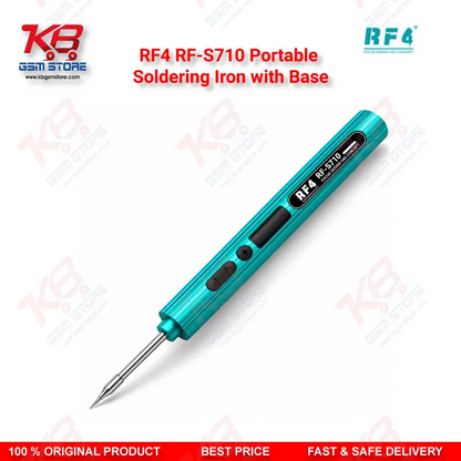 RF4 RF-S710 Portable Type-C Integrated Digital Soldering Iron with Base for PCB SMD Repair