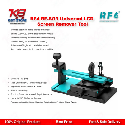 RF4 RF-SO3 Universal LCD Screen Remover Tool – Multi-Function Screen Separator for Mobile Repair