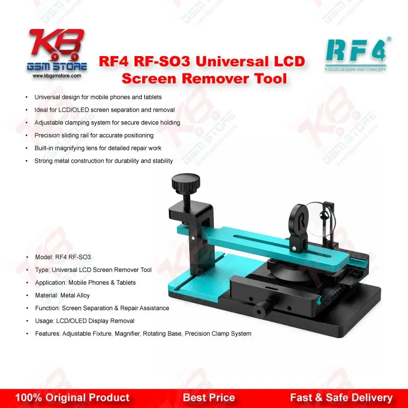 RF4 RF-SO3 Universal LCD Screen Remover Tool – Multi-Function Screen Separator for Mobile Repair