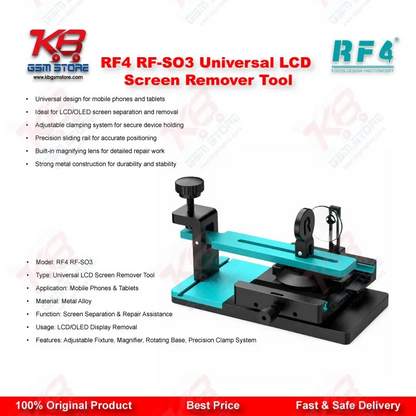 RF4 RF-SO3 Universal LCD Screen Remover Tool – Multi-Function Screen Separator for Mobile Repair