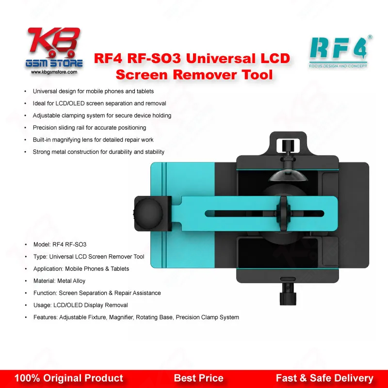 RF4 RF-SO3 Universal LCD Screen Remover Tool – Multi-Function Screen Separator for Mobile Repair