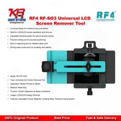 RF4 RF-SO3 Universal LCD Screen Remover Tool – Multi-Function Screen Separator for Mobile Repair