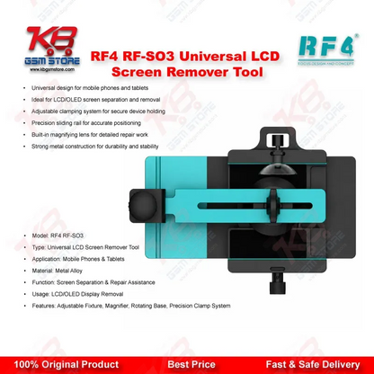 RF4 RF-SO3 Universal LCD Screen Remover Tool – Multi-Function Screen Separator for Mobile Repair