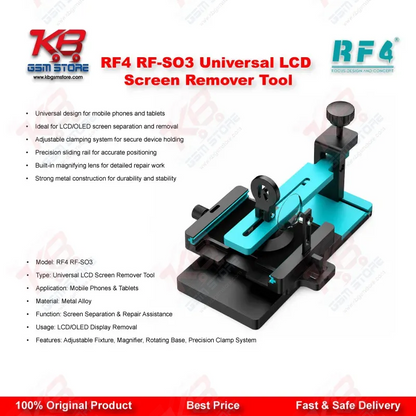 RF4 RF-SO3 Universal LCD Screen Remover Tool – Multi-Function Screen Separator for Mobile Repair