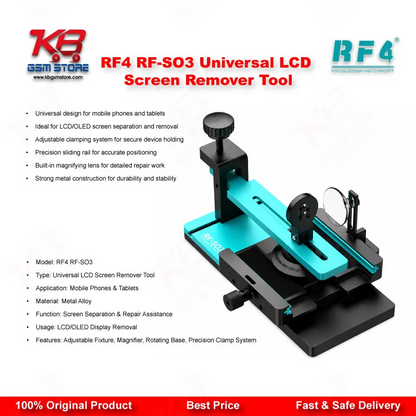 RF4 RF-SO3 Universal LCD Screen Remover Tool – Multi-Function Screen Separator for Mobile Repair