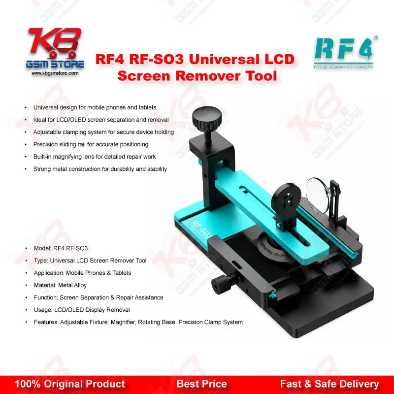 RF4 RF-SO3 Universal LCD Screen Remover Tool – Multi-Function Screen Separator for Mobile Repair