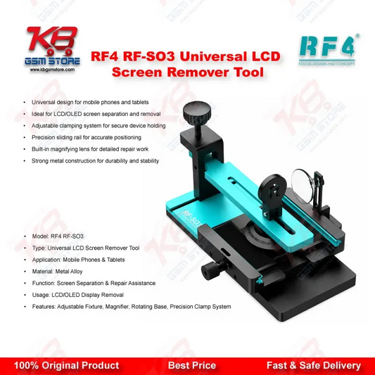 RF4 RF-SO3 Universal LCD Screen Remover Tool – Multi-Function Screen Separator for Mobile Repair