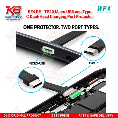 RF4 RF-TP20 Micro-USB Type-C Charging Port Protector