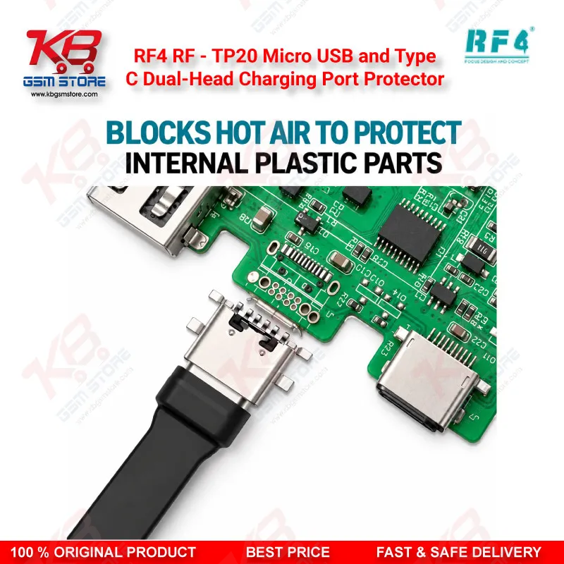 RF4 RF-TP20 Micro-USB Type-C Charging Port Protector