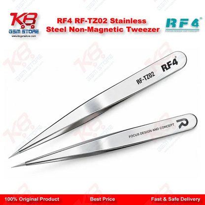 RF4 RF-TZ02 Stainless Steel Non-Magnetic Tweezer
