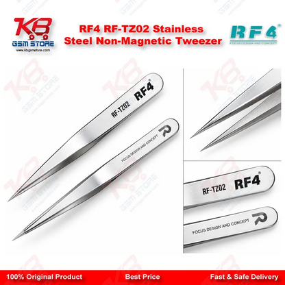 RF4 RF-TZ02 Stainless Steel Non-Magnetic Tweezer