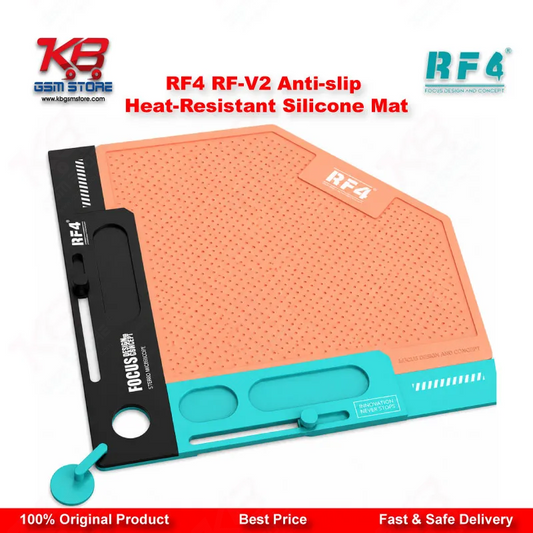 RF4 RF-V2 Anti-Slip Heat-Resistant Silicone Repair Mat – Mobile Phone Workbench Mat