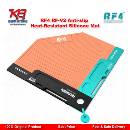 RF4 RF-V2 Anti-Slip Heat-Resistant Silicone Repair Mat – Mobile Phone Workbench Mat
