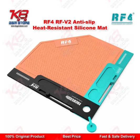 RF4 RF-V2 Anti-Slip Heat-Resistant Silicone Repair Mat – Mobile Phone Workbench Mat