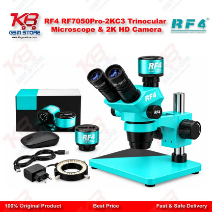 RF4 RF7050Pro-2KC3 Trinocular Microscope & 2K HD Camera