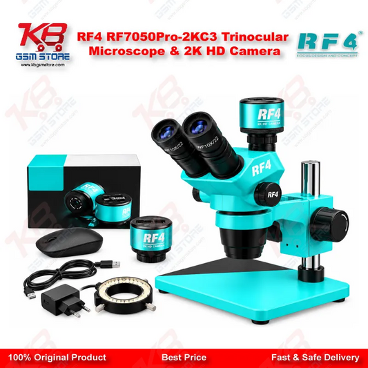 RF4 RF7050Pro-2KC3 Trinocular Microscope & 2K HD Camera