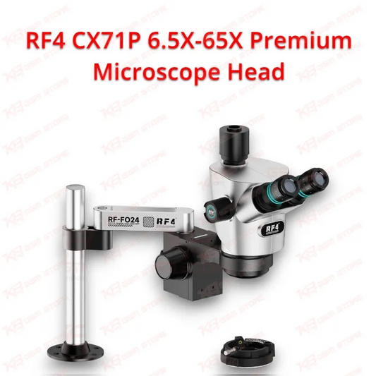 RF4 CX71P-FO24 6.5X-65X Premium Trinocular Microscope