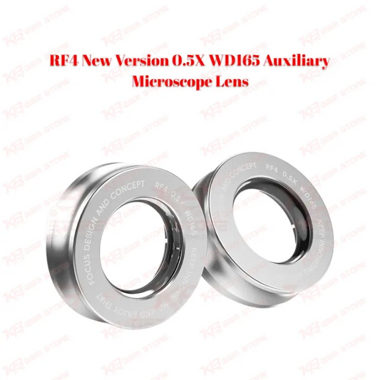 RF4 New Version 0.5X WD165 Auxiliary Microscope Lens