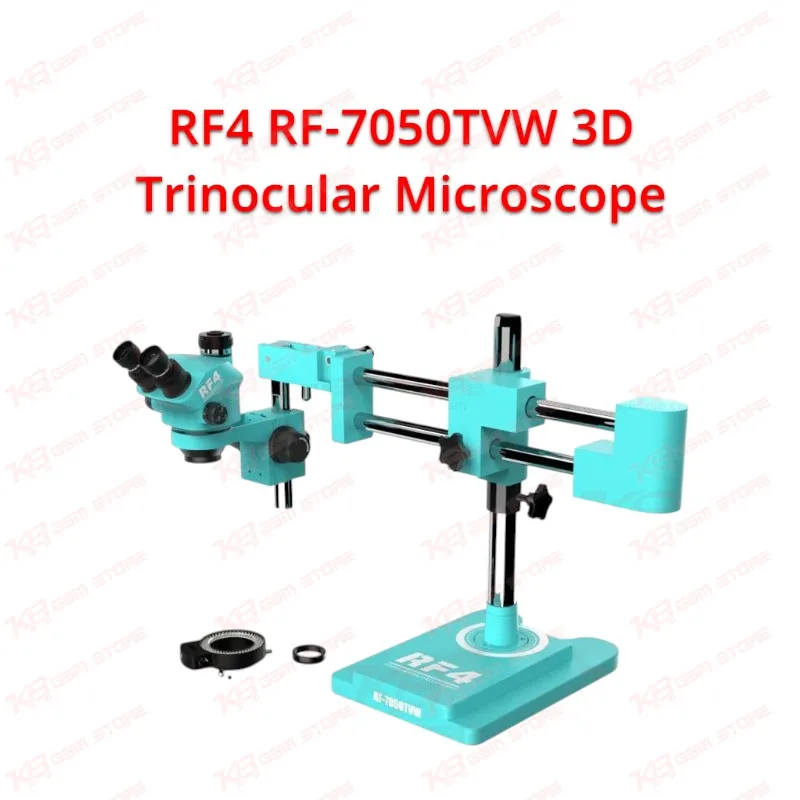 RF4 RF-7050TVW 3D Trinocular Microscope