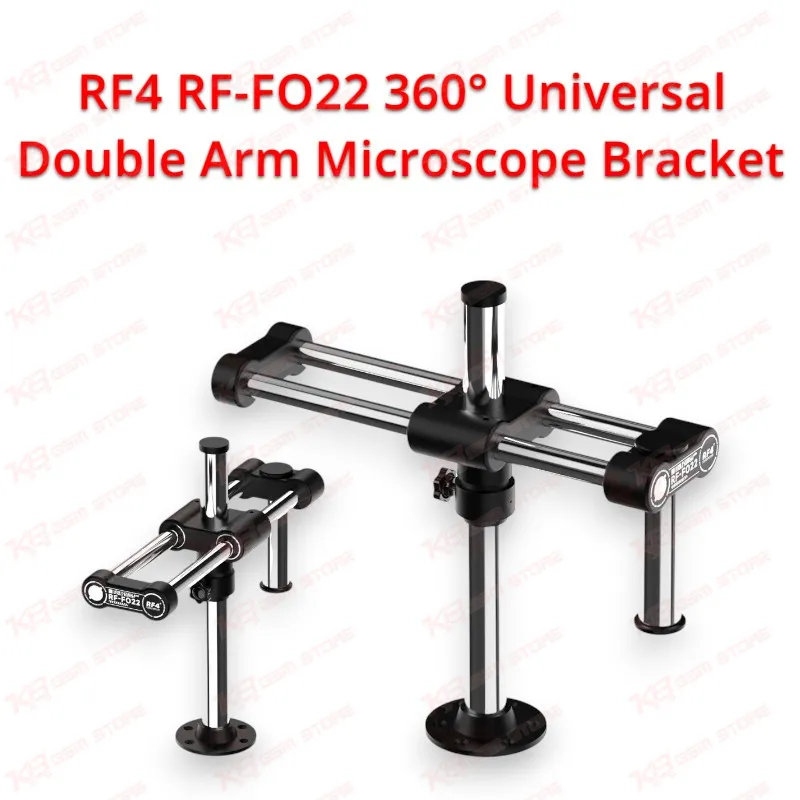 RF4 RF-FO22 360° Universal Double Arm Microscope Bracket