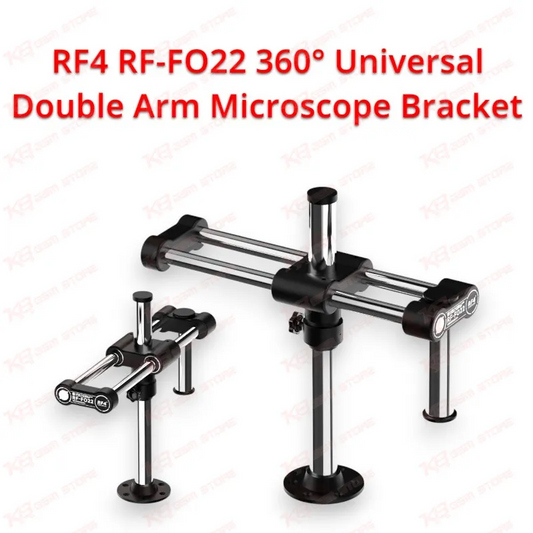 RF4 RF-FO22 360° Universal Double Arm Microscope Bracket